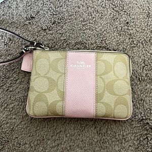 New Coach small wristlet wallet